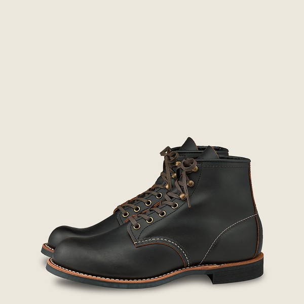 Red Wing Heritage Bot Erkek - Blacksmith - 6-Inch Prairie Deri - Siyah - 37BCPLKFA